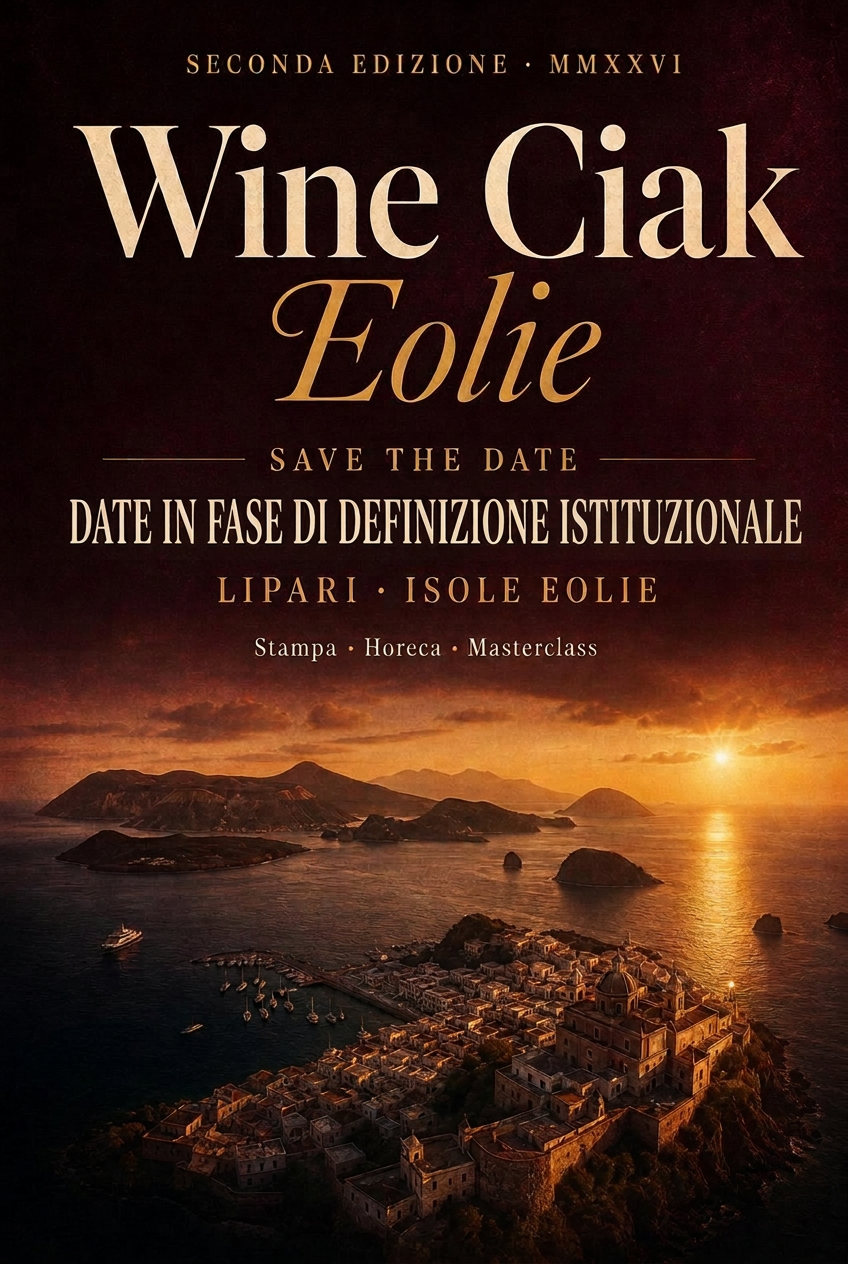 Wine Ciak Eolie — Save The Date, locandina ufficiale